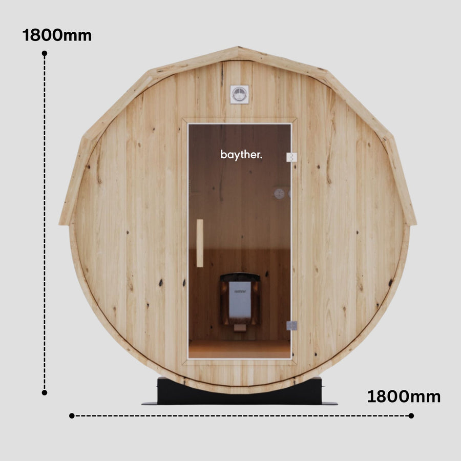 Barrel Sauna (2-4 Person)